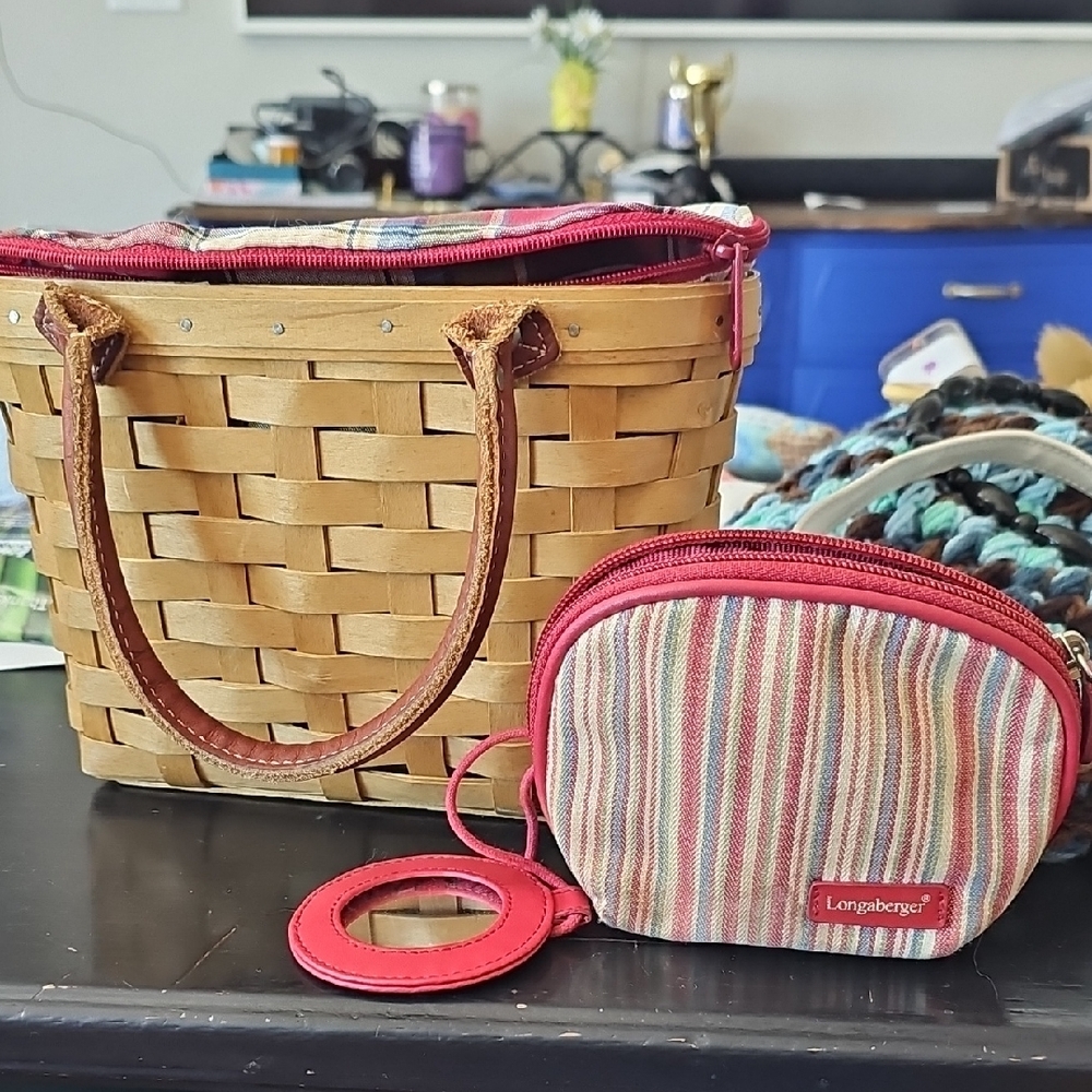 Longaberger Boardwalk Basket Purse - Picture 2 of 7